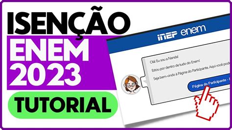 inep isenção do enem 2023